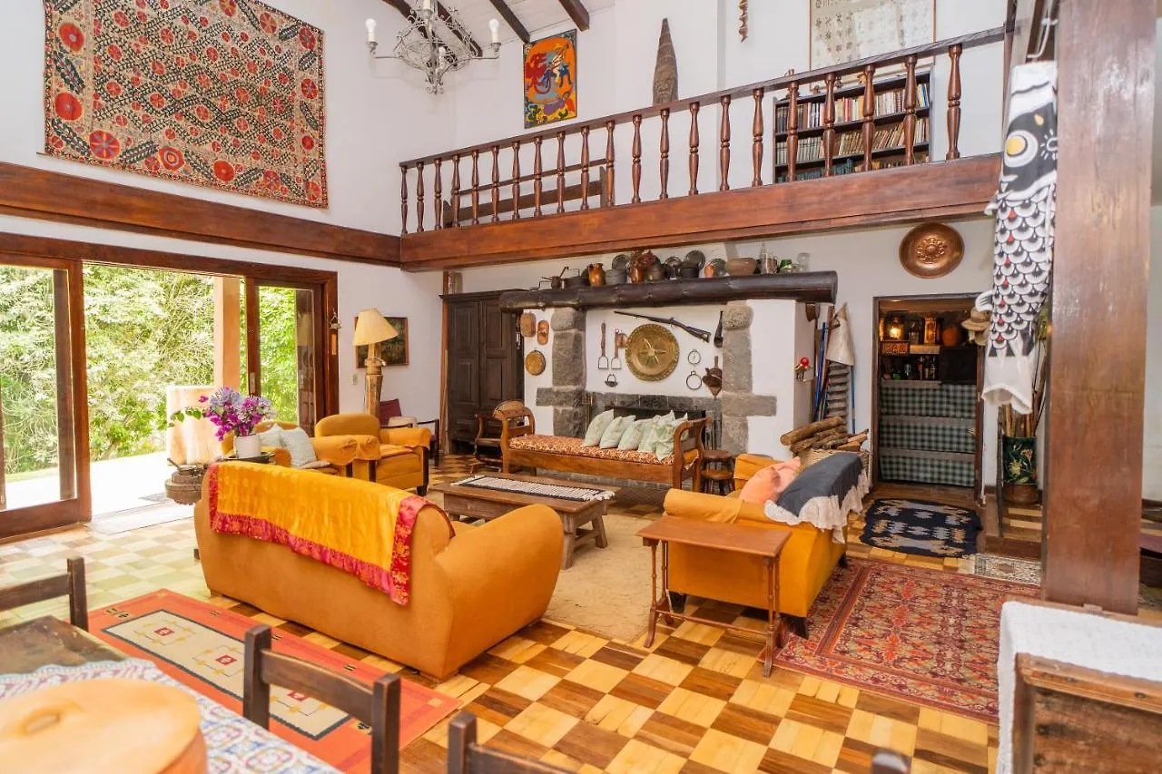 別荘 Incrivel Casa Com Cachoeira Em Meio A Natureza Campos do Jordão ブラジル
